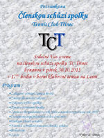 Pozvánka na Valnou hromadu TC Třinec 2015