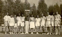 Rok 1951 :  Drustva elezrny Tinec a TJ VKG Ostrava