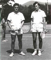 Rok 1972 zleva :  Daniel Liberda, Kopel