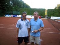 Finalist dvouhry 36 - 49 let zleva :  Jan Konderla, Karel Kavulok