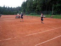 Drustvo Sport Centrum Tinec zleva :  Milo Jadamus, Vclav Supk