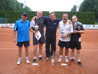 Finalist s prezidentem klubu zleva :  Ji Dohnal, Milo Jadamus, Ren Farga, Roman Huka, Vclav Supk