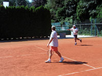 astnci turnaje zleva :  Pavel Nierostek, Roman Huka