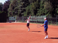 astnci turnaje zleva :  Martin Holubk, Svatopluk Kufa
