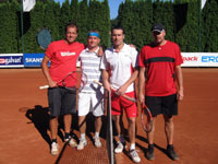 astnci finle zleva :  Bogdan Wilk, Filip Grim, Petr Lipina, Richard Krl
