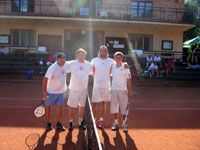 Foto ped finle zleva :  Miroslav Jva, Ren Farga, Ji Bedn, Matj Huka