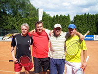 Finalist zleva :  Petr Sagan, Jan Sagan, Daniel Klimek, Robin Psczolka