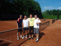 Boj o 3.msto zleva :  Petr Luke, Petr Burian, Daniel Fojcik, Petr Furka