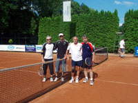 Semifinalist zleva :  Karel Gajdzica, Martin Gajdzica, Petr Burian, Petr Luke