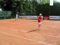 astnci turnaje zleva :  Rudolf Bilko, Petr Zajonc