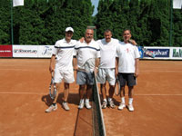 Semifinalist zleva :  Roman Rusz, Roman Huka, Milan Rusz, Ji Figura