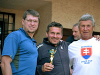 3.místo v soutěži čtyřher zleva :  Vladislav Sagan, Milan Lysek