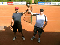 Vítězný pár zleva :  Libor Fargač, Richard Konderla