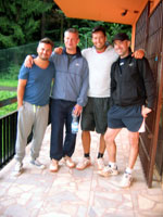 O 3.msto zleva :  Richard Baier, Petr Klus, Bogdan Wilk, Jaroslav Bulawa
