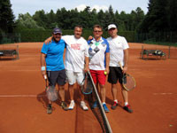 Semifinalist zleva :  David Vicin, Milan Rusz, Daniel Dudys, Tom Motyka