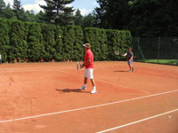 astnci turnaje zleva :  Janusz Burawa, Miroslav Jva
