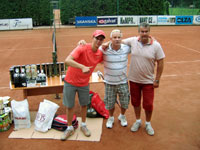 Poadatel turnaje zleva :  Roman Rusz, Milan Rusz, Rudolf Bilko