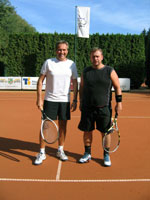 astnc turnaje zleva :  Miroslav Masarik, Gabriel Klimek