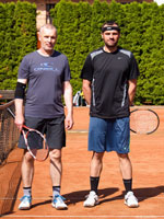 astnci turnaje zleva :  Vladislav Szlauer, Bogdan Teofil