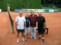 Zvr turnaje zleva :  Michael Beier, Petr abka, Ren Farga, Ale Dobesch