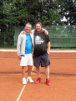 astnci turnaje zleva :  Pavel Nierostek, Patrik Cieslar