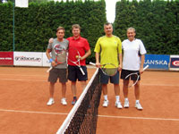 Semifinalist zleva :  Vlastimil Klr, Martin Baanovsk, Jan Sagan, Miroslav Masarik