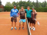 Semifinalist zleva :  Bogdan Wilk, Martin Delong, Daniel Klimek, Petr Lanz
