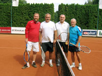 Finalist soute tchy zleva :  Petr Zoubek, Roman Huka, Petr Furka, Rudolf Bilko