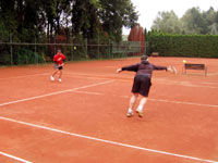 astnci turnaje zleva :  Rostislav Sabela, Vladimr Kylin
