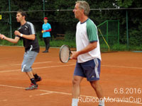astnci turnaje zleva :  Martin Gajdzica, Ji Figura