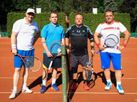 astnci turnaje zleva :  Vladimr Gajdzica, Martin Oszelda, Milo Klich, Pavel Keprt