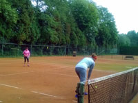 astnice turnaje zleva :  Irena Gletov, tpnka Pisrikov