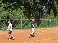 astnci turnaje zleva :  Rostislav Kac, Martin Ptek