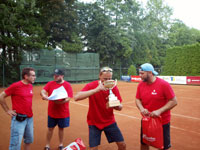 Vtzov turnaje zleva :  Martin Hlavica, Tom Skoupil