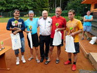 3.msto ve tyhe zleva :  Rudolf Pszczolka, Karel Kebluek, Petr Bystick, Vclav Kluz