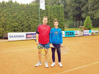 astnci turnaje zleva :  Kamil Bhlek, Bogdan Bajger