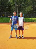 Účastníci turnaje zleva :  Jakub Gabriel, Jiří Figura