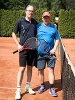 astnci turnaje zleva :  Rostislav Kunick, Ivan Kadora