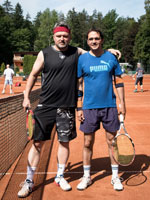 astnci turnaje zleva :  Roman Miho, Rudolf Pszczolka