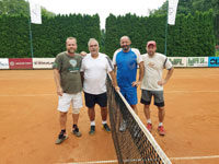 Semifinalist zleva :  Petr Zoubek, Roman Huka, Ren Halapatsch, Martin Holubk