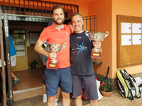 Vtzov turnaje zleva :  David Zoubek, Jaroslav Bulawa