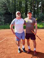 Účastníci turnaje zleva :  Miroslav Jůva, René Halapatsch