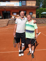 Účastníci turnaje zleva :  Martin Zoubek, René Fargač