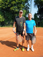 Účastníci turnaje zleva :  Boris Krchňák, Jiří Figura