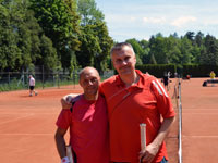 Účastníci turnaje zleva :  Radim Sikora, Jan Sagan