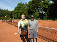 Účastníci turnaje zleva :  René Fargač, Jaroslav Kocyan