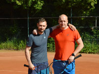 Účastníci turnaje zleva :  Cieslar, Michal Niemiec