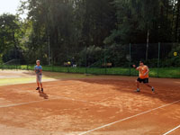 Záběry z utkání zleva :  André Klimek, Gabriel Klimek