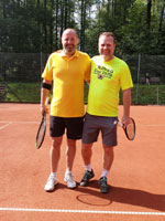 Účastníci turnaje zleva :  Martin Holubčík, Petr Zoubek