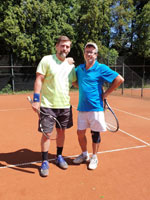 Účastníci turnaje zleva :  Jan Šotkovský, Pavel Nierostek